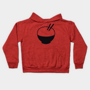 Rice Bowl, Large Kids Hoodie